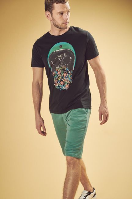 Bermuda Chino Jogg Swoop Wassergrün