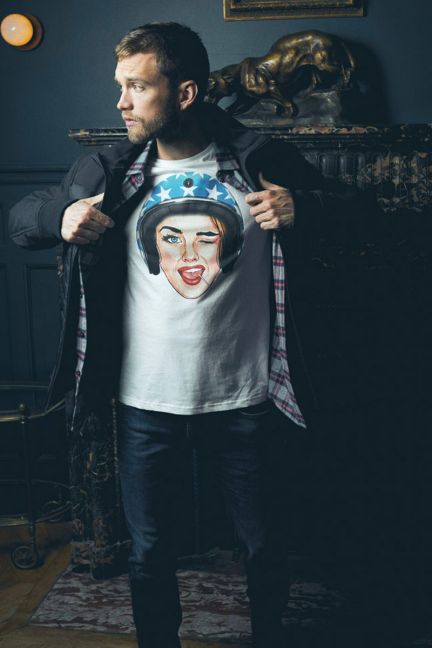 T-shirt Cram in weiß