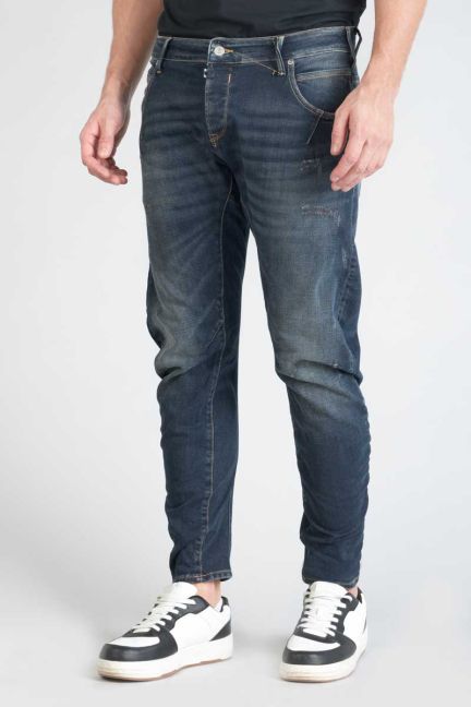 Jeans 900/03 tapered twisted Pasteur destroy blau-schwarz Nr.2