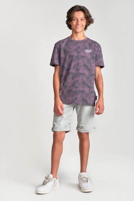 Bermuda-short Jogg in grau