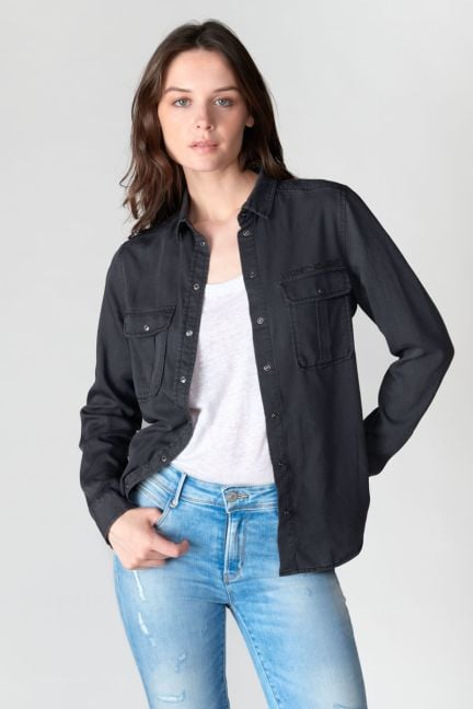 Hemd Laelia in schwarz