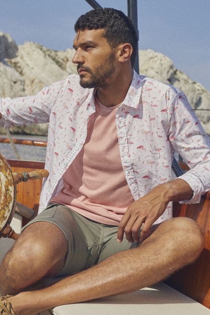 Hemd Flamas in weiß