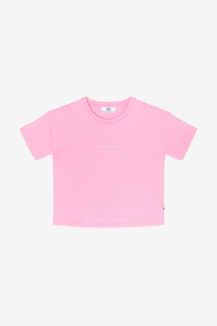 T-shirt Vinagi in rosa