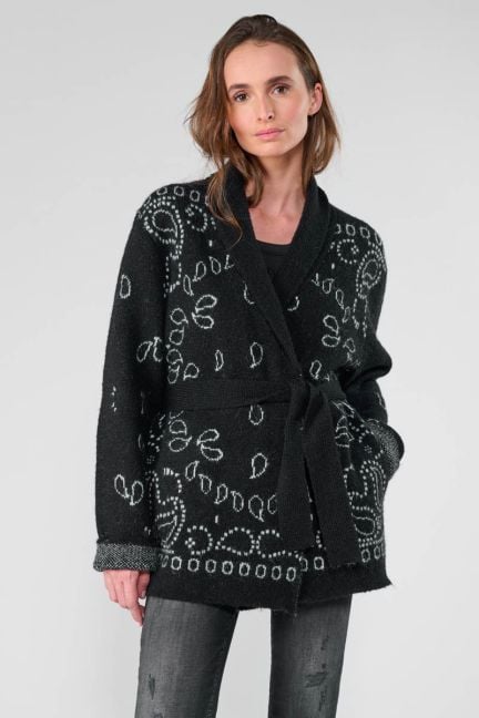 Cardigan Bao in schwarz