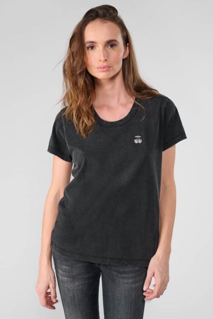 T-shirt Hagri in schwarz