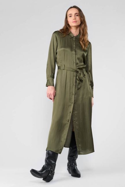 Langes kleid Sera in grün