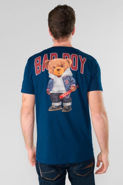 T-shirt Kenta in schwarz