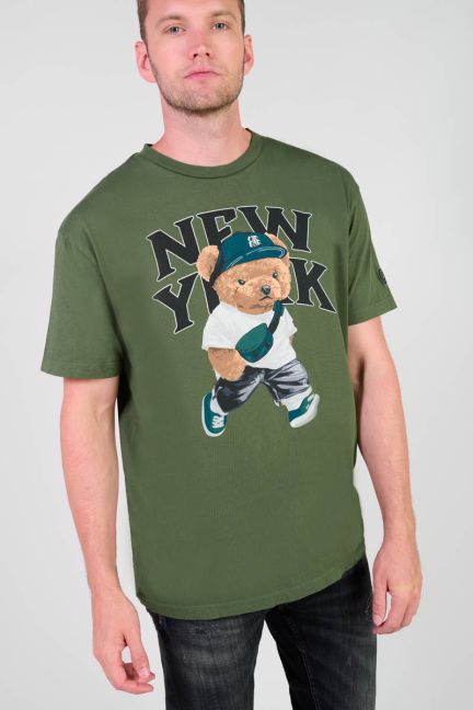 T-shirt Mab in grün