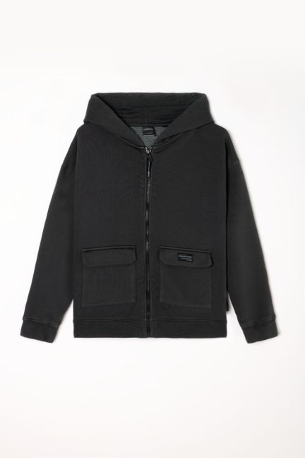 Kapuzen-sweatshirt Batibo in grau