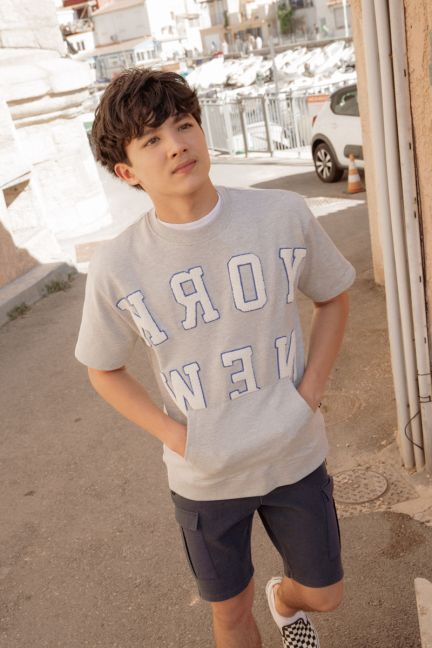 Sweatshirt Napalbo in grau