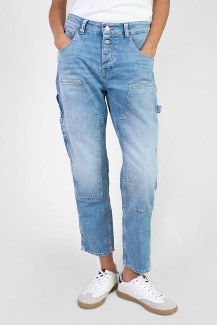 Jeans 400/60 girlfriend Work high waist blau Nr.4