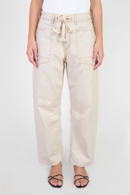 Jeans balloon Madie High Waist ecru