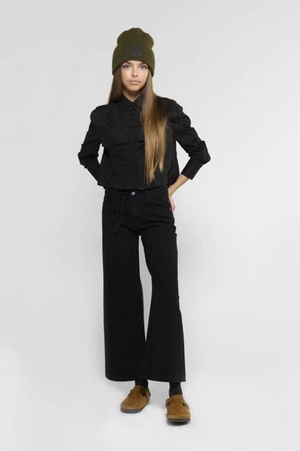 Jeans wide leg Alexgi high waist schwarz Nr.0