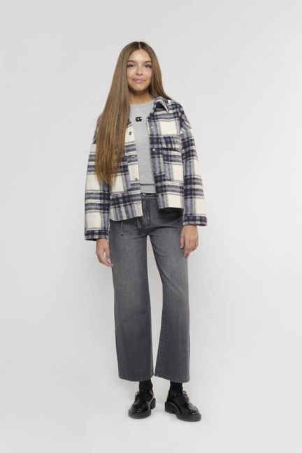 Jeans wide leg Alexgi high waist grau Nr.1