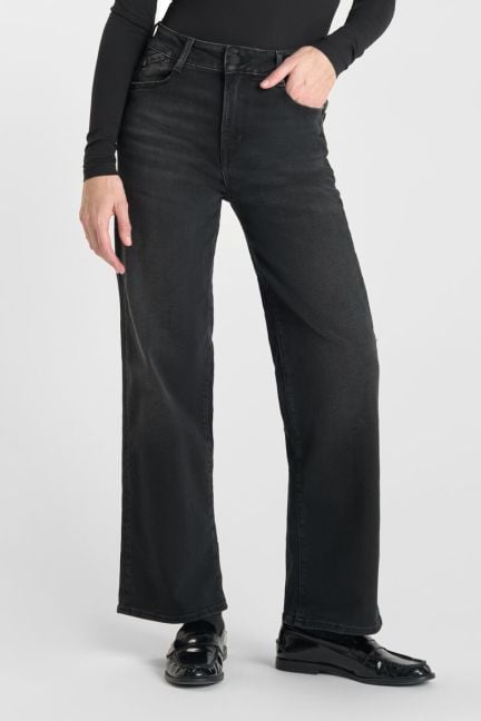 Jeans pulp wide leg high waist 7/8 schwarz Nr.1