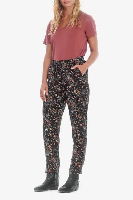 Hose Tulipe in schwarz