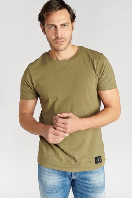 T-shirt Brown in grün