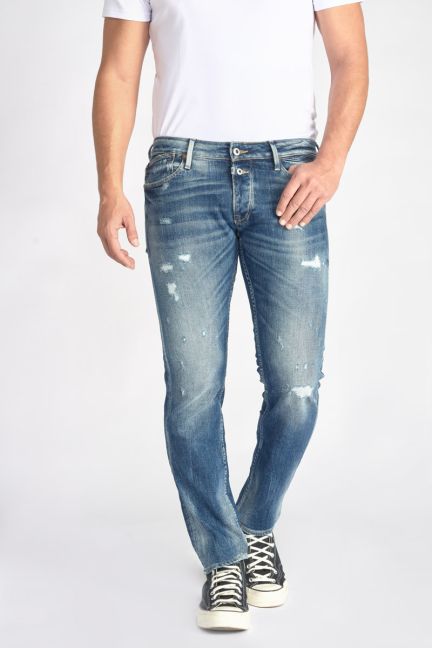 Itzan 700/11 Slim jeans destroy vintage blau Nr.4