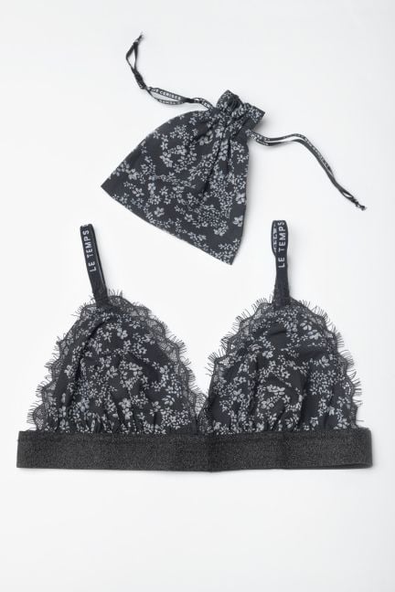 Secret Triangel-BH mit Blumenmuster
