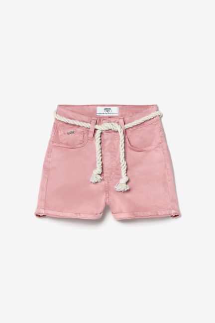 Shorts Tiko high waist in rosa