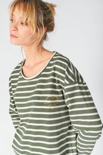 T-shirt Gatsby in grün