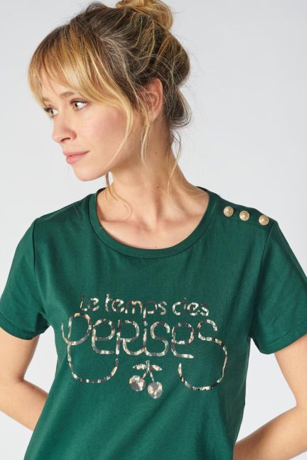T-shirt Oulia in grün