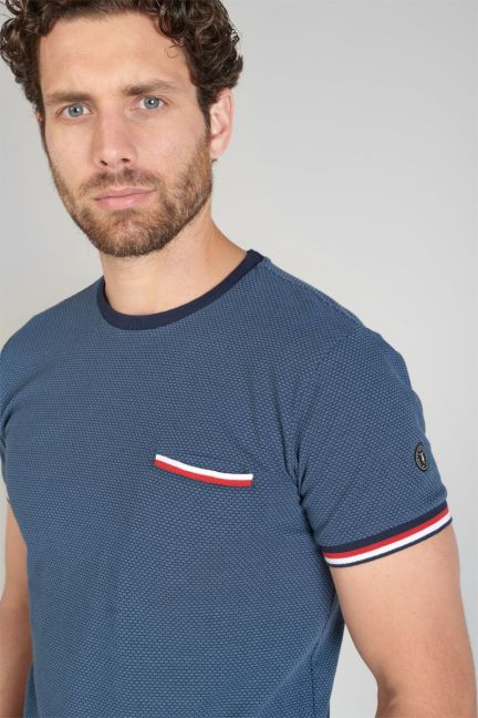 T-shirt Midal in blau
