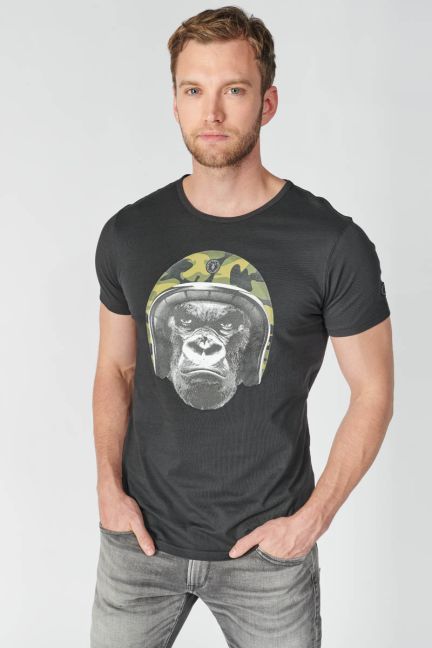 T-shirt Wuko in schwarz