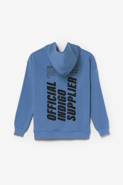 Kapuzenpullover Hisabo in blau