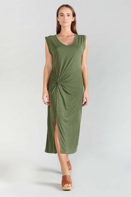 Langes Kleid Gana in khaki