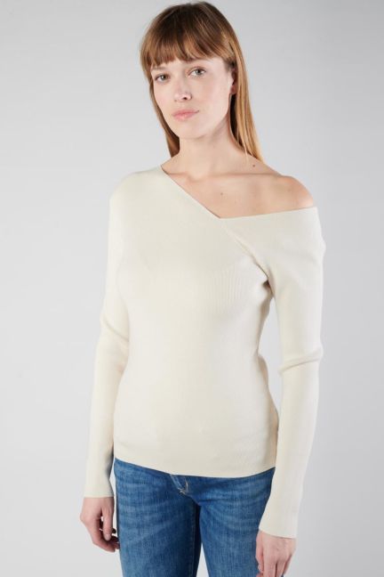 Pullover Lina asymmetrisch in sandfarben