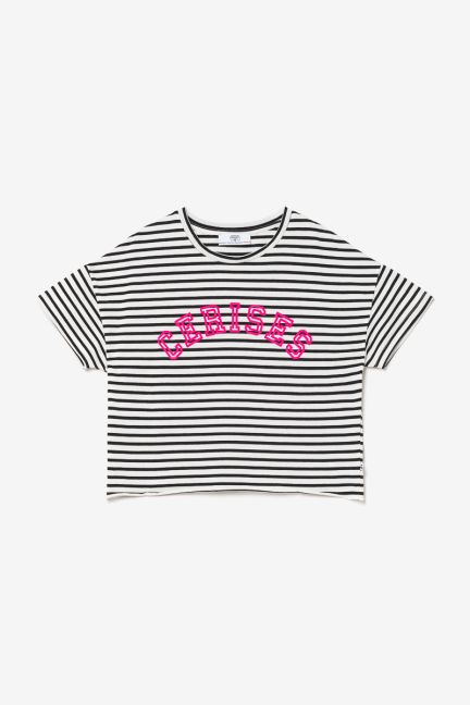 T-Shirt Aellegi mit Streifen