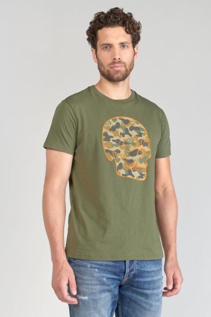 T-Shirt Machida khaki bedruckt