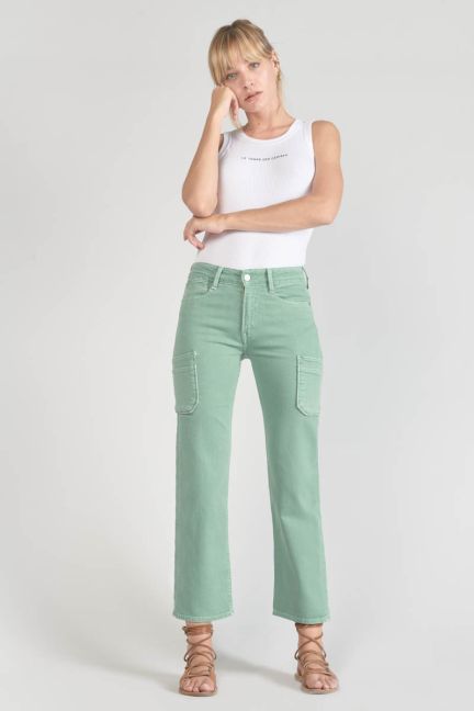 Precieux hohe Taille 7/8 Jeans grün