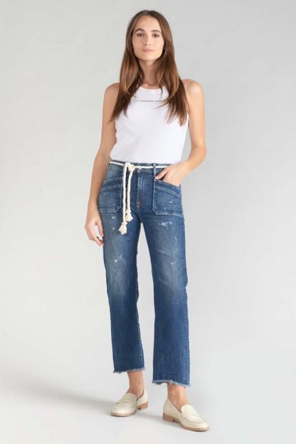 Pricilia high waist 7/8 jeans destroy blau Nr.2