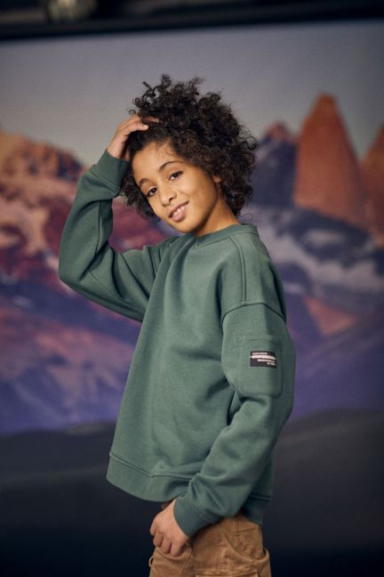 Sweatshirt Leonbo in grün