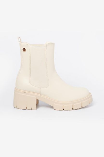 April Stiefeletten in Creme