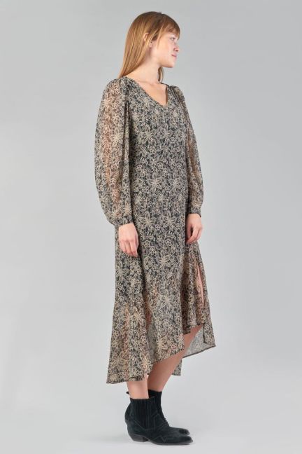 Langes kleid Kip in schwarz
