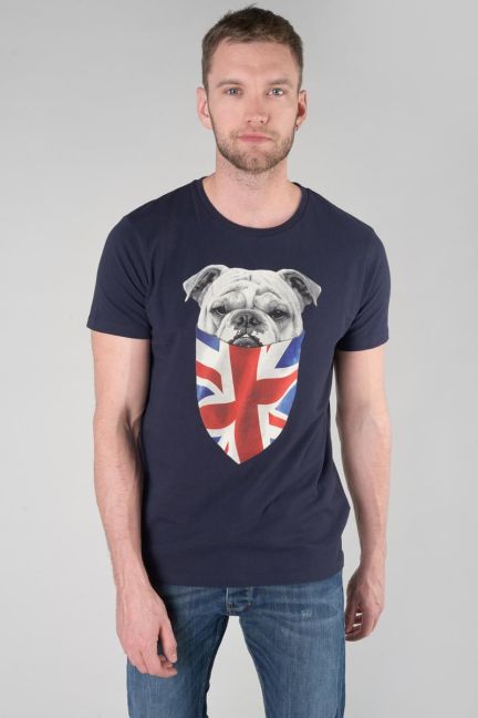 T-shirt Vagrav in blau