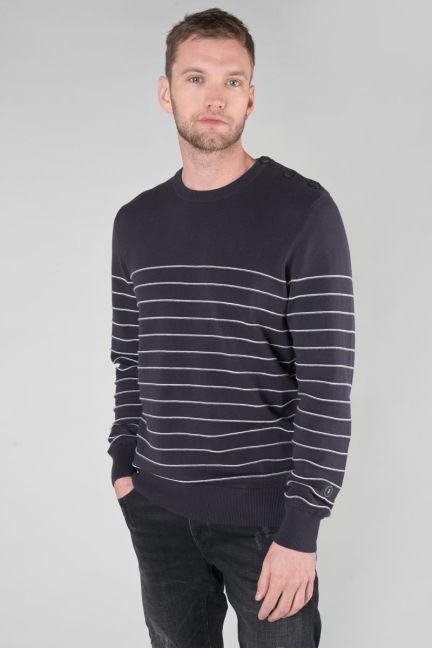 Pullover Vogel in blau