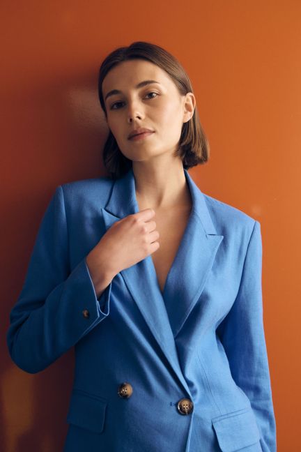 Jacke Beky in blau