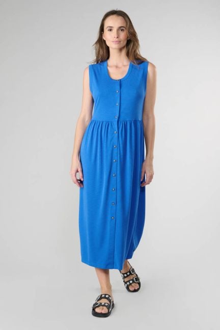 Langes kleid Tolypel in blau