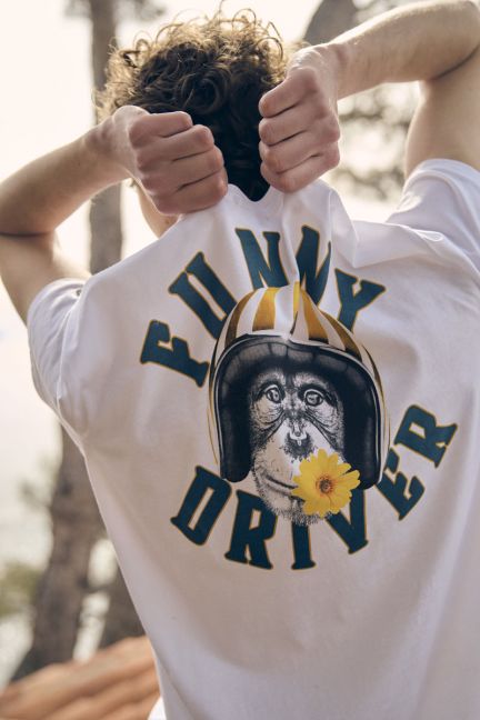 T-shirt Boyle in weiß