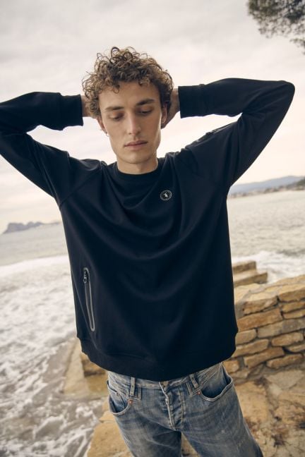 Sweatshirt Varesi in schwarz