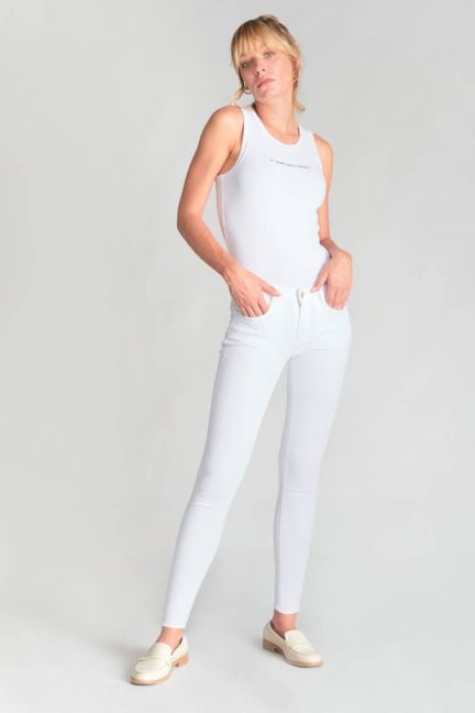 Jeans power skinny 7/8 weiß 