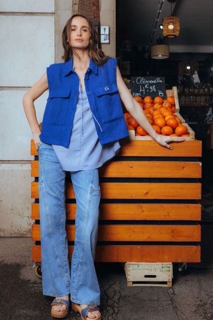 Jeans wide leg Lauryn Twist blau Nr.4