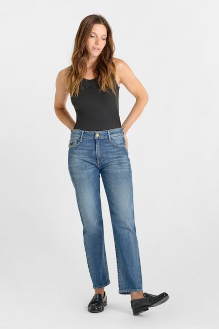 Jeans 400/18 mom Basic high waist 7/8 blau Nr.4
