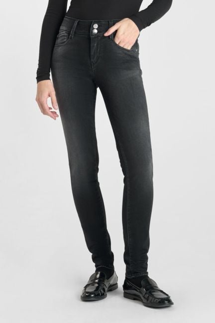 Jeans ultra pulp slim Yuto high waist schwarz Nr. 1