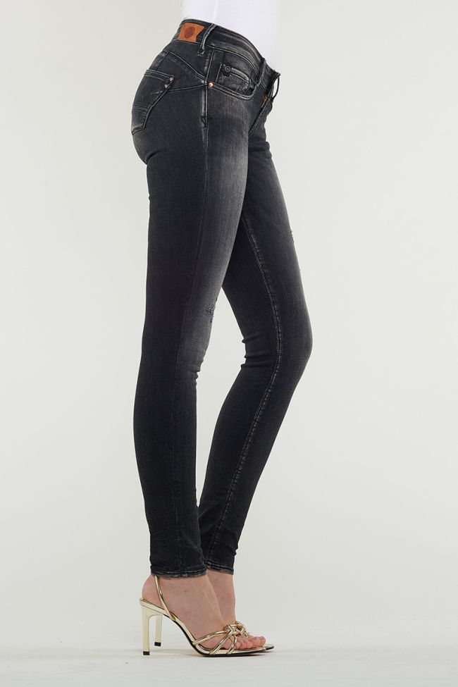 Iwa Pulp Slim jeans destroy schwarz Nr.1