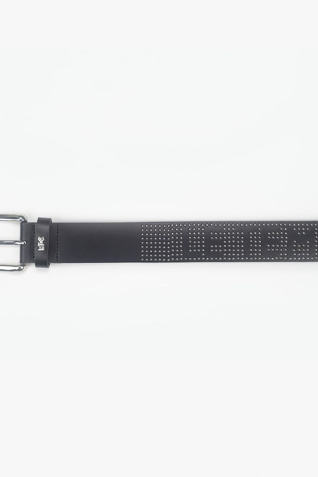 Ceinture noire en cuir Lash